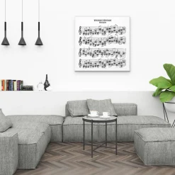 Gästebuch Hochzeit Fingerabdruck Leinwand Personalisiert Liebeslied Brautpaar Geschenk Hochzeitsdekoration Namen 50x50 cm Keilrahmen