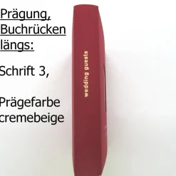 Gästebuch, kiwi hellgrün, personalisierbar, ca. 24 x 24 cm, Büttenpapier