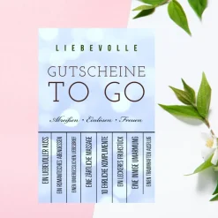 Gutschein Karte Partner Geschenk Jahrestag Hochzeitstag Weihnachten  Geburtstag