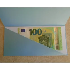 Gutschein Weihnachtsverpackung Geldgeschenk  Weihnachten Konzertkarte Blau Verpackung  Schneeflocken Eiskristall