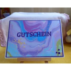 Gutschein,Gutscheinkarte,neutraler Gutschein