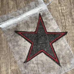 Gutscheinhalter Wollfilz STERN Gutscheinstern Geldgeschenk Farbwahl personalisierbar