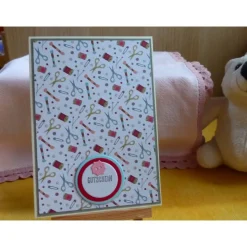 Gutscheinkarte Nähkurs,Handarbeitsfreunde