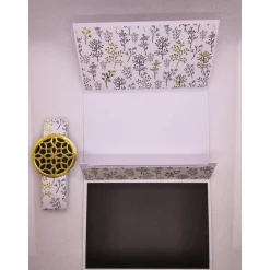 Gutscheinkarte, Verpackung für Geschenkkarten, Gold