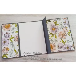 Gutscheinkarte zum Geburtstag & anderen Anlässen zum Feiern: Time to Celebrate ~ Motiv: Blumen ~ 10,5 x 8 cm