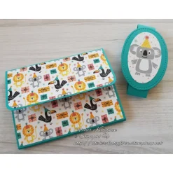 Gutscheinkarte zum Geburtstag: Party Animals ~ Koala ~ 10,5 x 8 cm