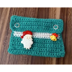 Gutscheinkarten Täschchen für Weihnachten !!  Weihnachtsmann  Handarbeit Sofort lieferbar !!!