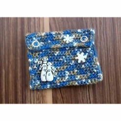 Gutscheinkarten Täschchen für Weihnachten !!  Schneemann  Handarbeit Sofort lieferbar !!!