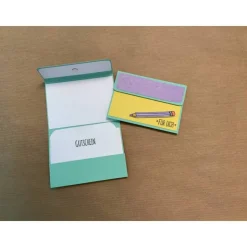 Gutscheinkarten Verpackung zum Geburtstag oder zum Schulanfang, „Stift - Für dich“, Geldgeschenk, Grußkarten Handarbeit