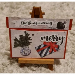 Gutscheinverpackung " Christmas morning " Geschenk , Baumschmuck