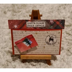 Gutscheinverpackung - Weihnachten - Santa Claus Post Office - Geschenk - Hirsch