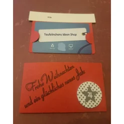 Gutscheinverpackung - Weihnachten