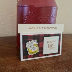 Gutscheinverpackung - Whiskeyglas - Gönn dir mal was