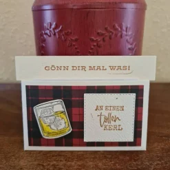 Gutscheinverpackung - Whiskeyglas - Gönn dir mal was