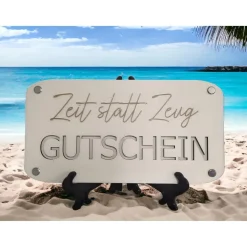 Gutscheinverpackung - Zeit statt Zeug/ Geld schenken / Geschenkverpackung / Geschenkidee / Verpackung für Geld/Geburtsta