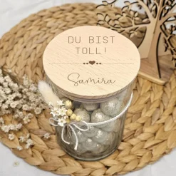 Gutscheinverpackung Glas Verpackung Gutschein Geschenkgutschein Gutscheinglas Freundin Kollegin Schwester Trauzeugin