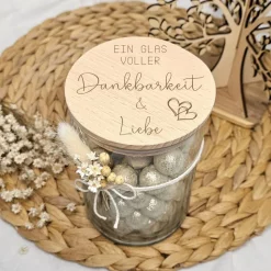 Gutscheinverpackung Glas Verpackung Gutschein Geschenkgutschein Gutscheinglas Freundin Kollegin Schwester Trauzeugin