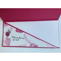 Gutscheinverpackung Musical,-Konzert,-Ticketverpackung Handarbeit Muttertag Glückwunschkarte Frauen