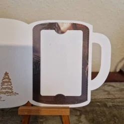 Gutscheinverpackung Weihnachten - Säckchen - Frohes Fest - Bäume