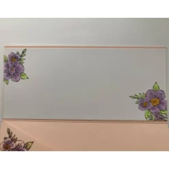 Gutscheinverpackungen Blumig Musical,-Konzert,-Ticketverpackungen Eventim Geburtstag Handarbeit Wunscherfüller