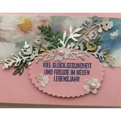 Gutscheinverpackungen  Musical,-Konzert,-Ticketverpackungen Eventim Blumig Geburtstag 100% Handarbeit Stampin up