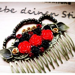 Haarkamm im Vintage-Stil, bronzefarben, Gothic-Romantik , Antik-Stil