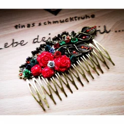 Haarkamm im Vintage-Stil, bronzefarben, Gothic-Romantik , Antik-Stil