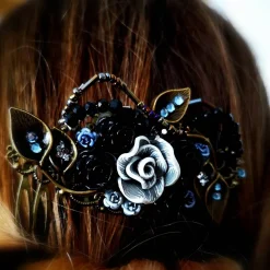 Haarkamm im Vintage-Stil, bronzefarben, Gothic-Romantik , Antik-Stil