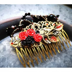 Haarkamm im Vintage-Stil, bronzefarben, Gothic-Romantik , Antik-Stil