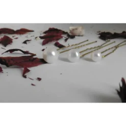 Haarnadeln mit echten Perlen in 8 Größen – Edler Haarschmuck für die Hochzeitsfrisur