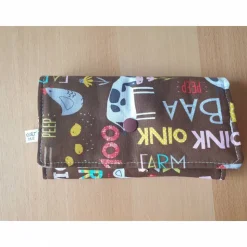 Haarspangenhalter Bauernhof Haarspangentasche Haarklammerntasche Haarklammernhalter Haarschmuckutensilo Haarspangenetui Haarklammernetui