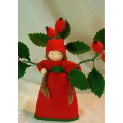 Hagebutte - Blumenkind - Jahreszeitentisch - Waldorf Art- Art.Nr. HE22