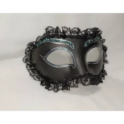 Halbmaske, geheimnisvoll, handbemalt, Maske, Pappmache