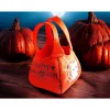 Halloween Filzbeutel mit süßen Katzengeistern – Trick or Treat Tasche – Handgemacht für Kinder