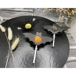 Halloween Fledermaus Lollihalter | Tischdeko | Mitgebsel | Gastgeschenk | Stanzteil