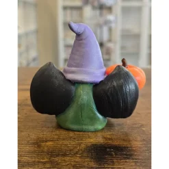 Halloween Fledermauswichtel mit Kürbis - Deko Figur -