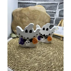 Halloween Geist mit Kette BOO | Deko