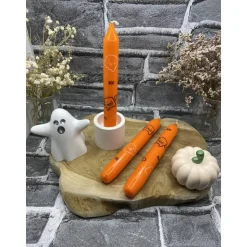 Halloween kerze | Orange | Boo