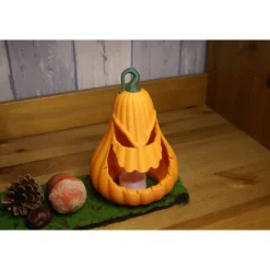 Halloween Kürbis Laterne mit Gesicht