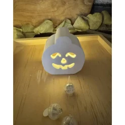 Halloween Lichter Kürbisse | Geister | Totenkopf | mit Ballonlichter | Deko