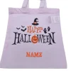 Halloween Tasche mit Namen Happy Halloween