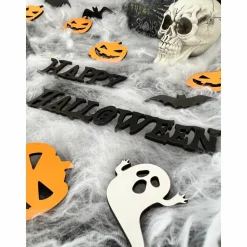 Halloween Tischdekoration 19-teilig, Streudekoration, Halloweenparty, Tischdeko, Halloween, Faschingsparty, Kürbis, Herb