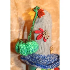 Halloweendeko HEXE– Handgemachte Hexe aus einer Sektflasche, witziges Upcyclingobjekt für Deine Halloweenparty