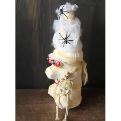 Halloweendeko MUMIENFAMILIE – Handgemachte Mumien aus Glasflaschen für Deine Halloweenparty