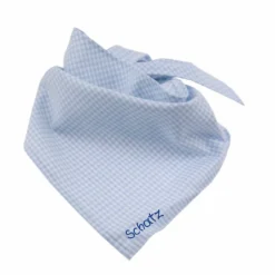 Halstuch kariert für Männer und Frauen mit Namen grün blau lila rosa Tuch - Trachtentuch - Accessoires für Oktoberfest