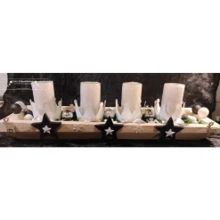 Haltbarer LED Adventskranz, wiederverwendbar