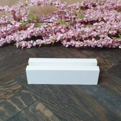 Halter/Leiste aus Keraflott mit Einschieber gestreiftes Osterei