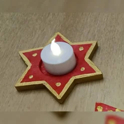 Handbemalte Stern Windlicht 3er Set, Windlicht Stern, Weihnachten Dekoration, Stern Windlichter, Weihnachten Windlicht