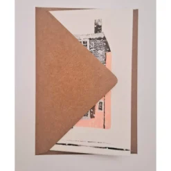 Handbemalte Weihnachtskarte (Original)