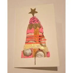 Handbemalte Weihnachtskarte (Original)